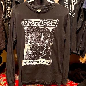Long sleeve Disclose shirt size medium crust punk dbeat